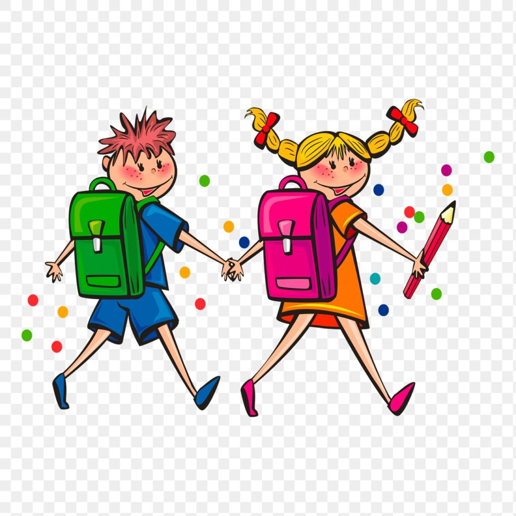 OKULÖNCESİ School kids png sticker,