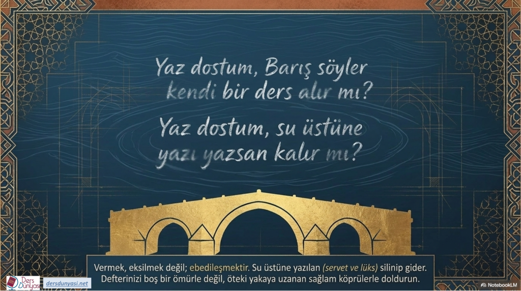 Barış Manço'nun "Sarı Çizmeli Mehmet Ağa" Şarkısıyla Zekât ve Sadaka Eğitimi | Ortaokul ve Lise İçin Ders Etkinliği