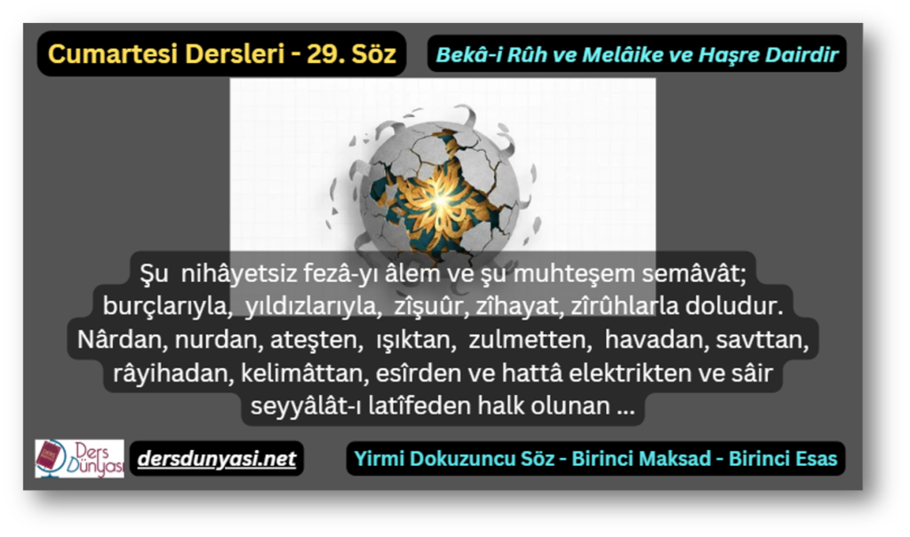 Ruhun Canlılığı ve Meleklerin Varlığı